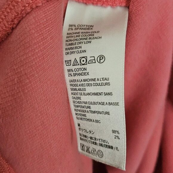 Tommy Bahama Aruba Sweater Womens Large Pink Stretch Cotton Half Zip Pullover - Picture 5 of 11